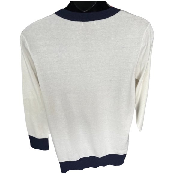 🌸4/$20🌸 Target Crewneck Sweater with Diamond Print - Picture 2 of 8